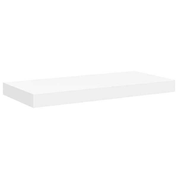 vidaXL Estante flotante de pared MDF blanco 50x23x3,8 cm
