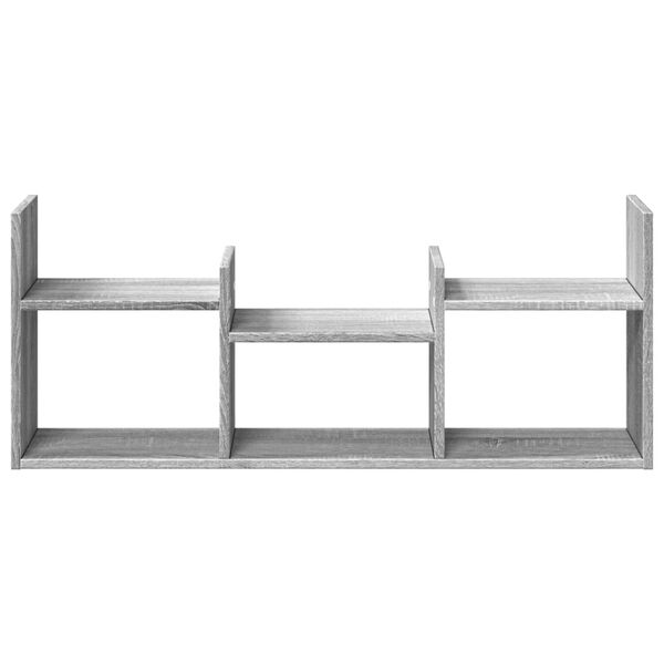 vidaXL Armario de pared madera de ingenier&iacute;a gris Sonoma 100x18x40 cm