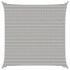 vidaXL Toldo Vela Gris claro y blanco. 6 x 6 m HDPE