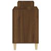 vidaXL Mueble para TV madera contrachapada marr&oacute;n roble 160x35x55 cm