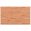 vidaXL Banco de trabajo rectangular madera maciza 100x60x(71,5-98) cm