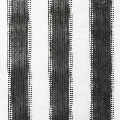 vidaXL Persiana enrollable 60x140 cm a rayas gris antracita y blanca