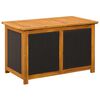 vidaXL Caja de Almacenamiento para Jard&iacute;n 185 L 90 x 50 x 56 cm Negro