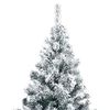 vidaXL Árbol de Navidad artificial Verde 210 cm PVC y Acero y Plástico