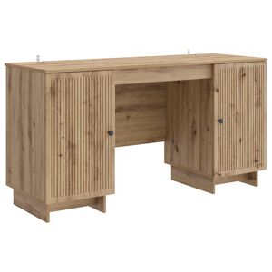 vidaXL Escritorio Roble artisan Madera de ingenier&iacute;a
