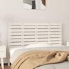 vidaXL Cabecero de cama de pared madera maciza pino blanco 156x3x63 cm