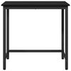 vidaXL Mesa Roble Negro 100 x 50 x 76,5 cm