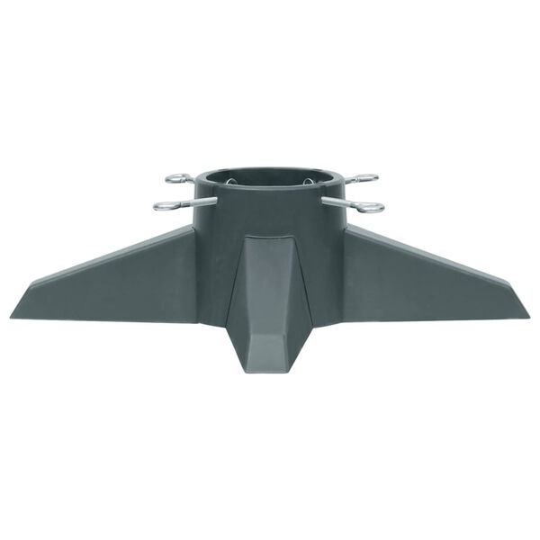 vidaXL Soporte para árbol de Navidad verde 55,5x55,5x15 cm