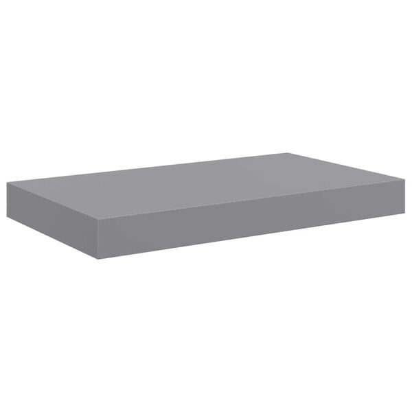 vidaXL Estante flotante de pared MDF gris 40x23x3,8 cm