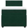 vidaXL Cama box spring con colch&oacute;n terciopelo verde oscuro 90x190 cm