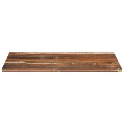 vidaXL Tablero de mesa madera maciza reciclada 90x60x(2,5-2,7) cm