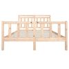vidaXL Estructura de cama de madera maciza 160x200 cm