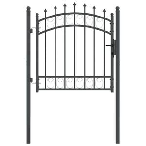 vidaXL Puerta de cerca con picos EMMEN 100 x 100 cm
