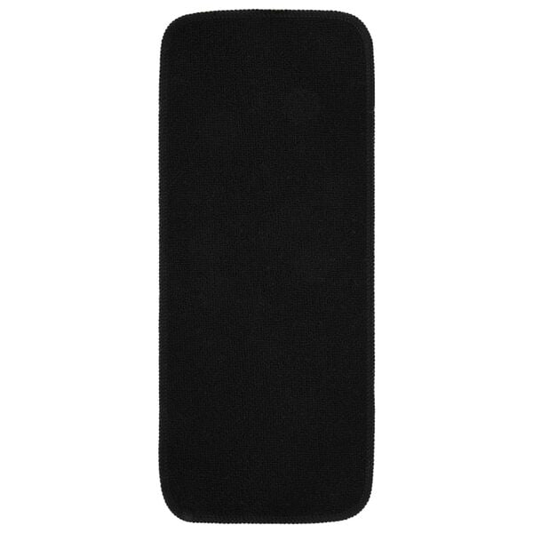 vidaXL Alfombrillas de escalera 15 uds negro rectangular 60x25 cm
