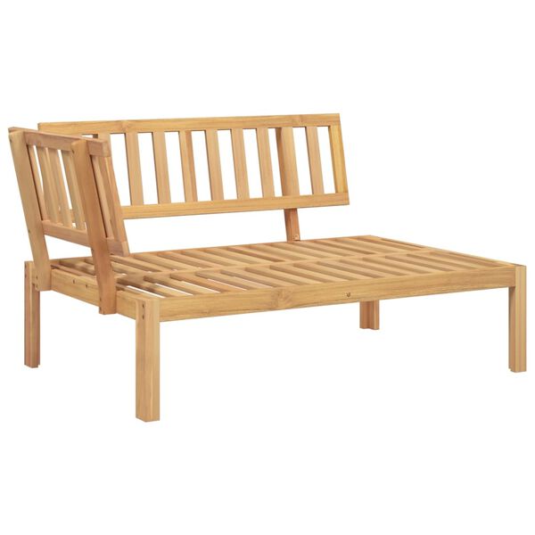 vidaXL Set de sof&aacute;s de palets de jard&iacute;n y cojines 5 pzas madera acacia