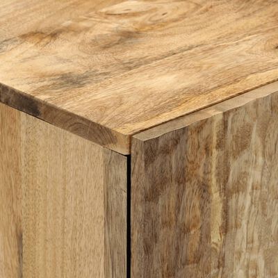 vidaXL Armario auxiliar madera maciza de mango 60x33x75 cm