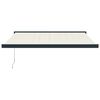 vidaXL Toldo retr&aacute;ctil aluminio y tela color crema 3,5x2,5 m