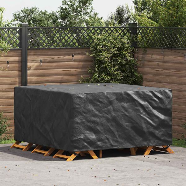 vidaXL Funda para muebles Liso Negro 180 x 190 x 85 cm 420D