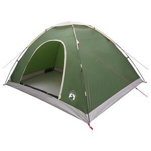 vidaXL Tienda de camping con techo Verde 335 x 275 x 180 cm
