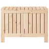 vidaXL Caja de almacenaje jardín madera maciza de pino 76x42,5x54 cm