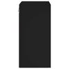 vidaXL Mueble de TV de pared madera de ingenier&iacute;a negro 40,5x30x60 cm