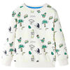 vidaXL Sudadera infantil color crudo suave 104