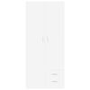 vidaXL Armario de madera de ingenier&iacute;a blanco 80x52x180 cm