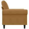 vidaXL Sill&oacute;n de terciopelo marr&oacute;n 60 cm