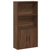 vidaXL Estanter&iacute;a de madera de ingenier&iacute;a marr&oacute;n roble 60x24x120 cm