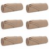 vidaXL Mantitas de Sof&aacute; 6 pcs Camel 350 x 270 cm Lana