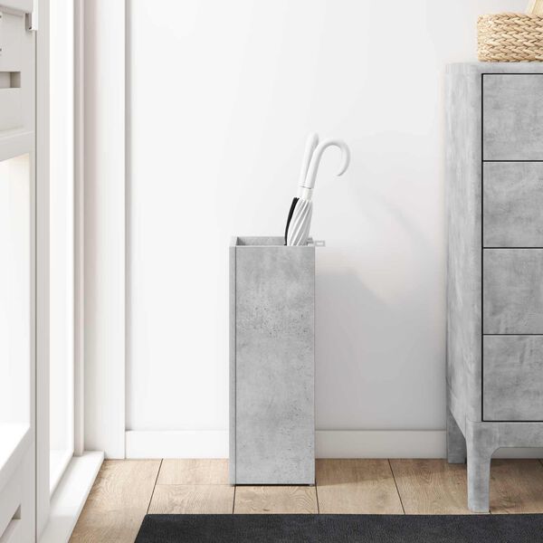 vidaXL Soporte de Sombrilla Gris Concreto 20 x 20 x 55,5 cm