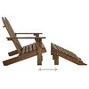 vidaXL Silla Adirondack de jard&iacute;n 2 plazas madera de abeto marr&oacute;n