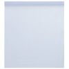 vidaXL L&aacute;mina de ventana esmerilada PVC blanco 45x1000 cm