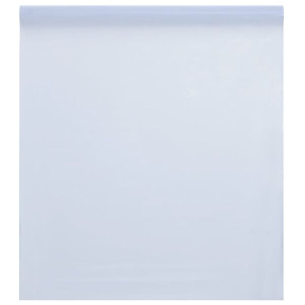 vidaXL L&aacute;mina de ventana esmerilada PVC blanco 45x1000 cm