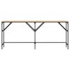 vidaXL Mesa consola madera de ingenier&iacute;a roble Sonoma 180x29x75 cm