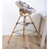 CHILDHOME Coj&iacute;n asiento trona Evolu Newborn madera natural antracita