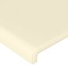 vidaXL Cabecero con LED cuero sint&eacute;tico color crema 80x5x78/88 cm