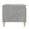 vidaXL Mesa de centro madera contrachapada gris hormigón 100x50x45 cm