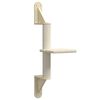 vidaXL &Aacute;rbol rascador para gatos de pared crema 85,5 cm