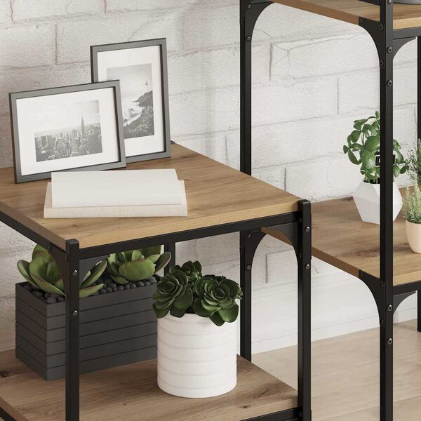 vidaXL Tablero de Estanter&iacute;a 4 pcs Marr&oacute;n 40 x 40 x 1,5 cm