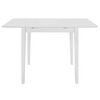 vidaXL Juego de muebles de comedor 3 piezas MDF blanco