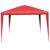 vidaXL Carpa de Fiesta Rojo 400 x 300 x 255 cm PE y acero