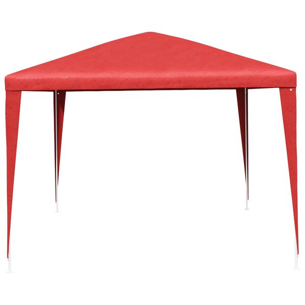vidaXL Carpa de Fiesta Rojo 400 x 300 x 255 cm PE y acero