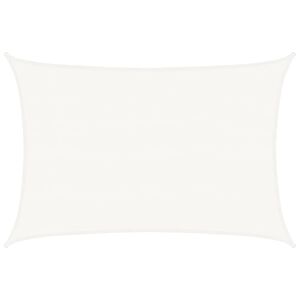 vidaXL Toldo de vela blanco HDPE 160 g/m&sup2; 5x6 m