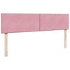 vidaXL Estructura de cama otomana colchones terciopelo rosa 160x200cm