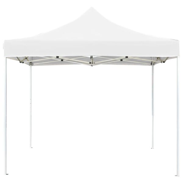 vidaXL Carpa plegable profesional de aluminio blanco 3x3 m