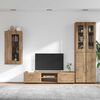 vidaXL Conjunto de mueble de TV con caj&oacute;n FLORIN Roble artesanal