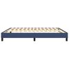 vidaXL Estructura de cama con somier tela azul 160x200 cm