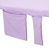 vidaXL Toallas de Reposera 2 pcs Morado 210 x 75 cm