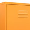 vidaXL Armario de acero amarillo mostaza 90x50x180 cm